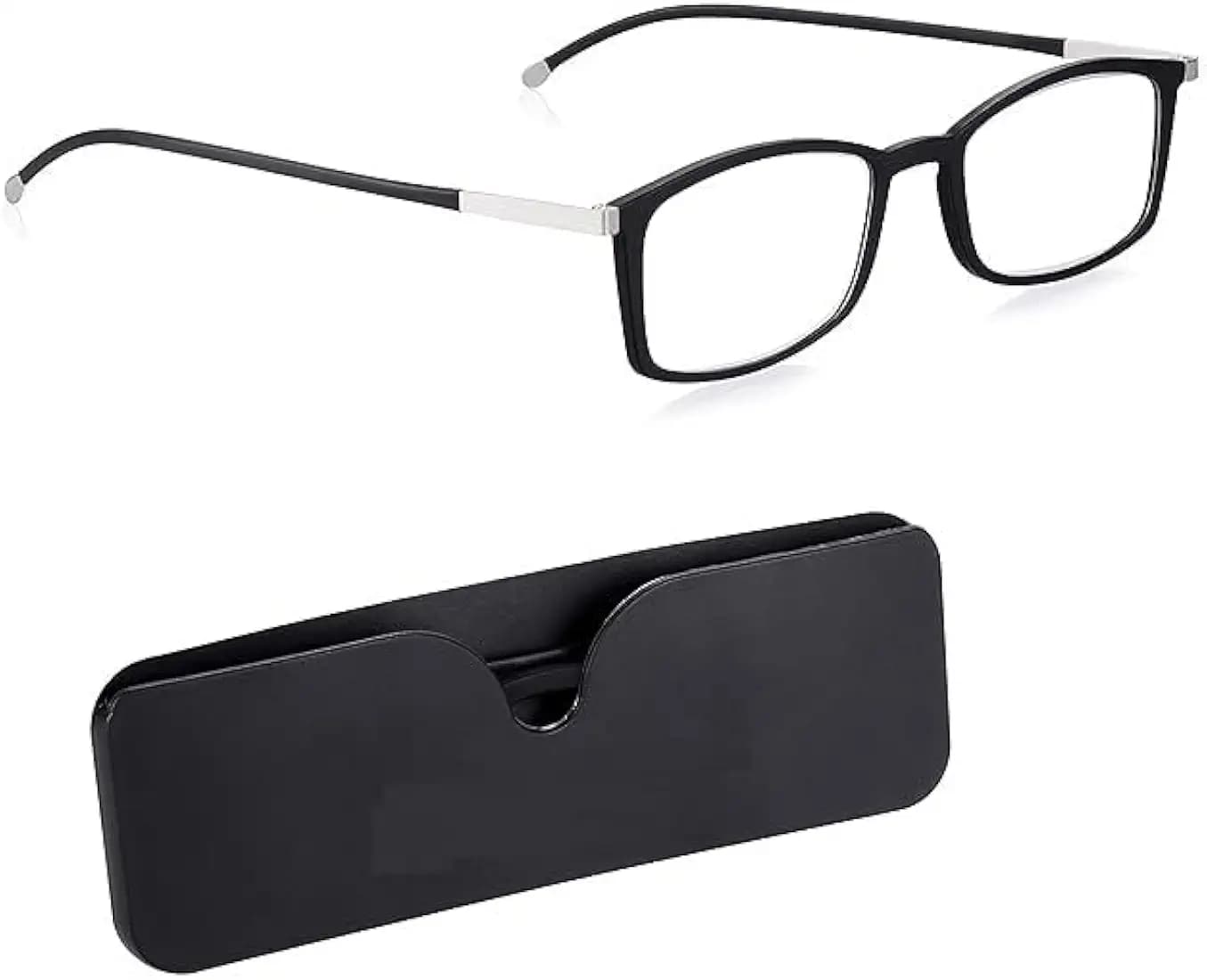 Blue Light Blocking Computer Screen Glasses - Women/Men: Anti Glare + UV Filter + Clear Blue Blocker Eye Protection for PC, TV, Gaming. Reduce Etc. Ultra Thin Frame in Case