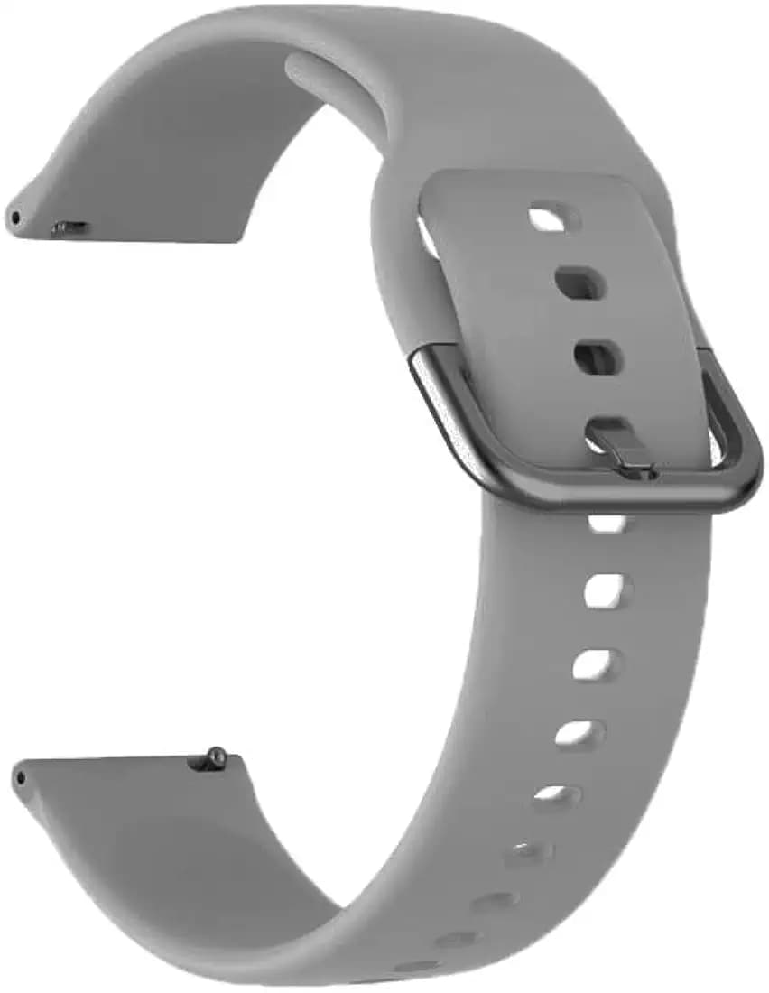 AONES 22mm Silicone Belt Watch Strap with Metal Buckle Compatible with Razer X Fossil Gen 6 Smartwatch Band
