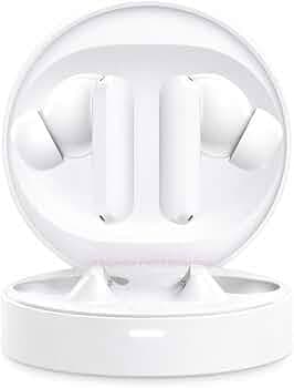 Bassbuds in Ear Wireless Earbuds for Poco F7 Earphones TWS Ear Buds Cinematic Spatial Audio, 20hrs Playtime, Bluetoot Headphones with mic Type C Fast Charging –A-White