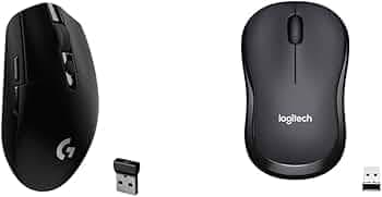 Logitech G304 Lightspeed Wireless Gaming Mouse, Hero Sensor, 12,000 DPI, Lightweight, 6 Programmable