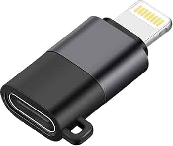 (Apple MFi Certified) Type C Female to Lightning Male Adapter for iPhone Headphone Mic OTG Support Compatible with iPhone 14/13/ 12/11/ Mini/Pro/ProMax, SE/XS/XR/X/ 8/7/ 6/ Plus, i-Pad & Airp0ds