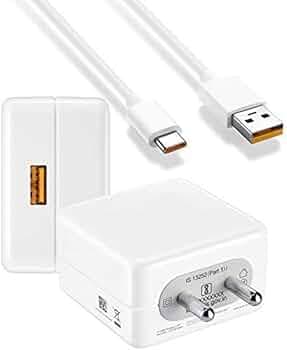 80W D Ultra Fast Type-C Charger for Sam-Sung Galaxy S10e, Xiaomi Redmi K20 Pro, Realme XT, Sam-Sung Galaxy M30s, Xiaomi Redmi 8A (80W,VS-6,WT)