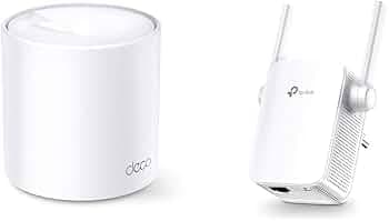 TP-Link Deco X20(1-Pack) AX1800 Mbps Dual Band Whole Home Mesh Wi-Fi System, Next-Gen Wi-Fi 6, ODFMA