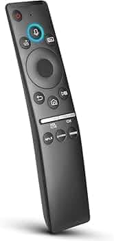 Samsung Voice Remote Control for Smart TV Compatible with LED QLED 4K 8K Crystal UHD HDR and Curved Models Replacement Remote with Netflix Prime Video Samsung TV Plus Shortcut Buttons