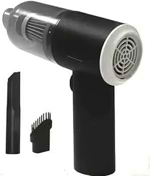 3 in 1 Portable Mini Vacuum Cleaner for Home and Car, Handheld Cordless Cleaner with Attachments, Black