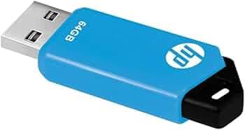 HP 712w 256GB USB 3.2 Flash Drive Blue