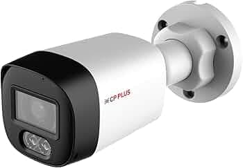 CP PLUS 2.4MP Dual Light Bullet CCTV Camera | Full HD 1080p Resolution | Smart Dual IR & Warm Light | Two-Way Talk (VoxaCam) | 30m Night Vision | 3.6mm Lens | CP-UMC-TA24L3-L