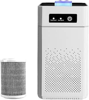 WEYLYN Air Purifier for Home & Office Bedroom with H13 HEPA Filters, Quiet HEPA Filter Cleaner with Aromatherapy for Better Sleep, 430 SQ FEET Air Frenshener, Allergies, Dust, Smoke (SQUARE)