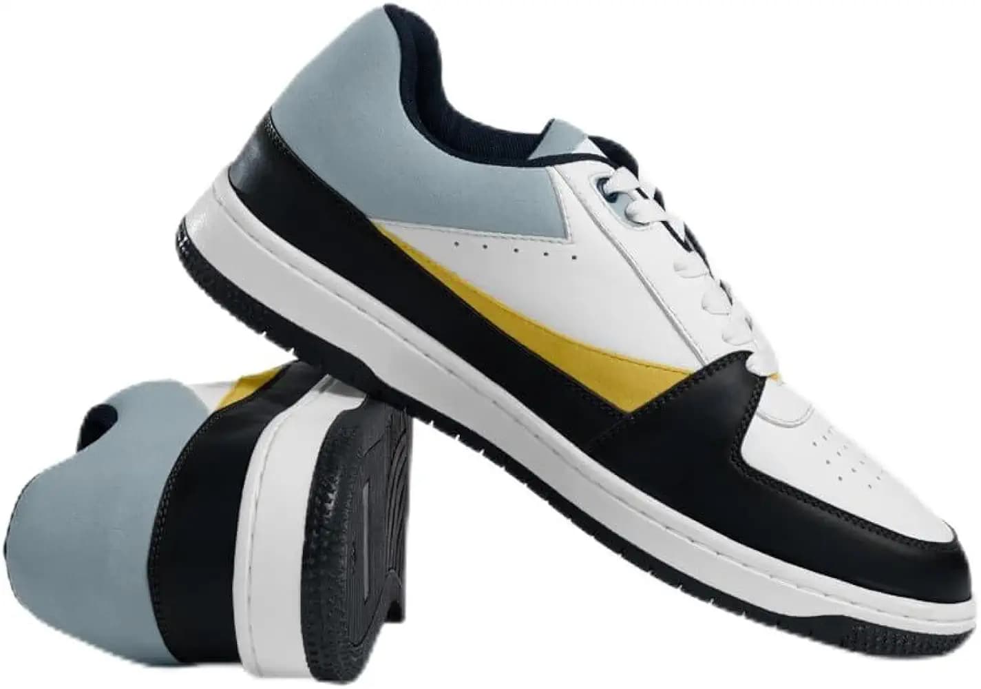 Ethik Comic Brown Casual Sneakers for Men | Stylish Vegan Leather Shoes | Lightweight & Comfortable Walking Footwear | Durable Anti-Slip Rubber Sole (EDS-Comic)