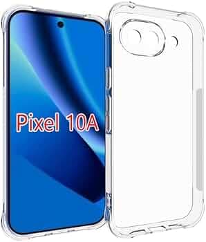 ELICA Fusion Bumper Transparent Silicon Case (Drop Protection) Back Cover for Google Pixel 10a 5G