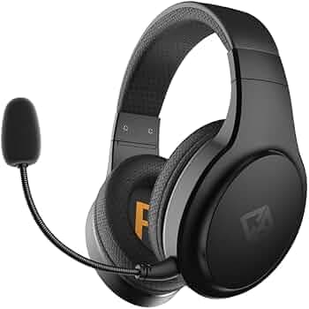 Cosmic Byte Inferno 2.4Ghz Wireless + Bluetooth + Wired Headphone, Dual Mode, 20ms Latency, 40Hrs Battery Life, 50mm Driver, ENC Microphone, Breathable Fabric Cushions (Black)