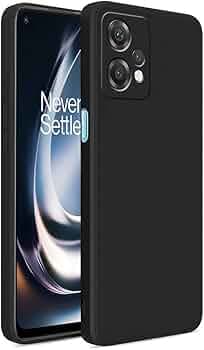 LIRAMARK Silicone Soft Back Cover Case for OnePlus Nord CE 2 Lite 5G / 1+Nord CE 2 Lite 5G (Silicone Black)
