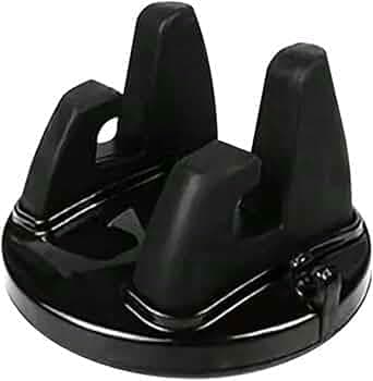 Humble Universal 360° Rotatable Dashboard Mount Smartphone Holder Anti-Slip Silicone Mount for Car, Office & Home Adjustable Stand for Portrait & Landscape Viewing, Black