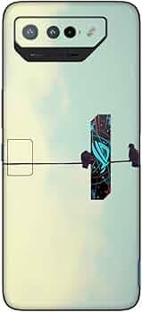 GADGETS WRAP Printed Vinyl Skin Sticker Decal for Asus Rog Phone 7 Ultimate - Pigeons Multicolor