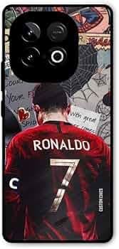 PrintShield Ronaldo Comic Back Cover for iQOO Neo 10, Shockproof Printed Phone Case with Soft TPU Sides & Anti-Slip Grip