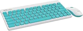 Portronics Key2-A Combo of Multimedia Wireless Keyboard & Mouse, Compact Light-Weight for PCs, Laptops and Smart TV, White