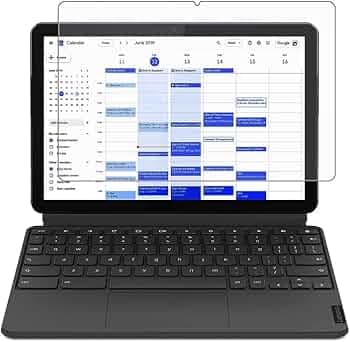 naxton® Nano Glass Screen Guard for Lenovo Chromebook Duet CT-X636F (10.1 inch) [Bubble Free], [Anti-Scratch] - (Pack of 1)