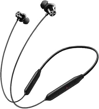 Original for OnePlus Bullets Wireless Z3 Neckband, 12.4mm Drivers, 3D Spatial Audio, 10 Min Charge for 27H Playtime, 4 EQ Presets, Dynamic Bass, BT 5.4, Samba Sunset (Boming Black)-B