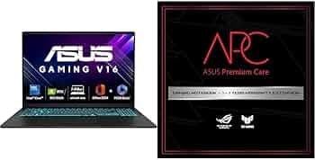 ASUS Gaming V16, Intel Core 7 240H Gaming Laptop(RTX 5060-8GB/16GB RAM/512GB SSD/FHD+/16"/144Hz/Backlit Keyboard/Windows 11ASUS 1 Year Brand Warranty Extension