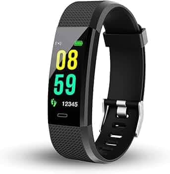 Smart Fitness Watch For Sam-Sung Galaxy Tab A7 10.4 (2022) Original Sports Touchscreen Smart Watch Bluetooth 1.3" Smart watch LED with Daily Activity Tracker, Heart Rate Sensor, Sleep Monitor and Basic Functionality for All Boys & Girls Wristband - (URC, 1D-115, Black)PS63