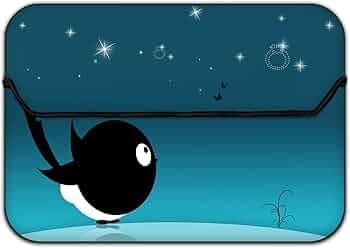 Theskinmantra Cute Pigeon 17133SLVL 15.6-inch Laptop Sleeve (Multicolour)