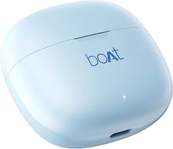 Boat Airdopes 213, 50H Battery, ENx Tech, Beast Mode, ASAP Charge, Bluetooth Earbuds, TWS Ear Buds Wireless Earphones with mic (Berry Blue)