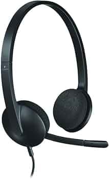 Logitech - Computer Accessories H340 Wired On Ear Headphone with Mic (Black)