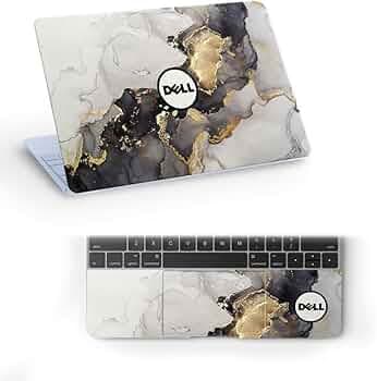 Galaxsia Pattern DL759 Top+Wrist Pad Vinyl Laptop Skin/Sticker/Cover for 15 to 15.6 Inches Laptops Laminated-Removable-HD Quality Compatible for Dell-(15x10 Inches)