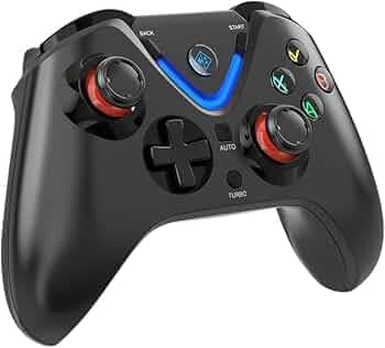Cosmic Byte ARES Wireless Controller for PC, Upgraded Hall Effect Joystick & Triggers, Dual Vibration, Backit LED Buttons, Turbo, Auto Turbo (Black)