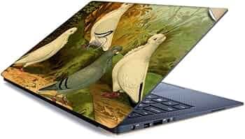 GADGETS WRAP Printed Vinyl Top Only Skin Sticker Decal for Dell XPS 15 inch Laptop - Pigeon
