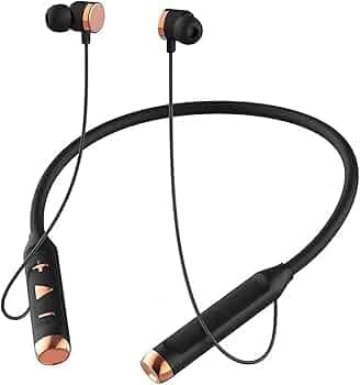 Wireless Bluetooth Earphones for Titan T54 Earphones Original Like Wireless Bluetooth Neckband Flexible In-Ear Headphones Headset With Built-in Mic, Extra Deep Bass Hands-Free Call/Music, Sports Earbuds, Sweatproof (60 Hours Playtime, L6-3, Multi)