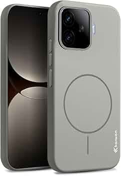 KARWAN®️ Magnetic Wireless Ultra Slim-Fit Back Case Cover for IQOO NEO 10R / Z9 5G/ Z9 Turbo |Hard PC Case Cover| Ultra-Thin & Light Weight with [Ultra Premium Feel] Case (6.78") (Grey)