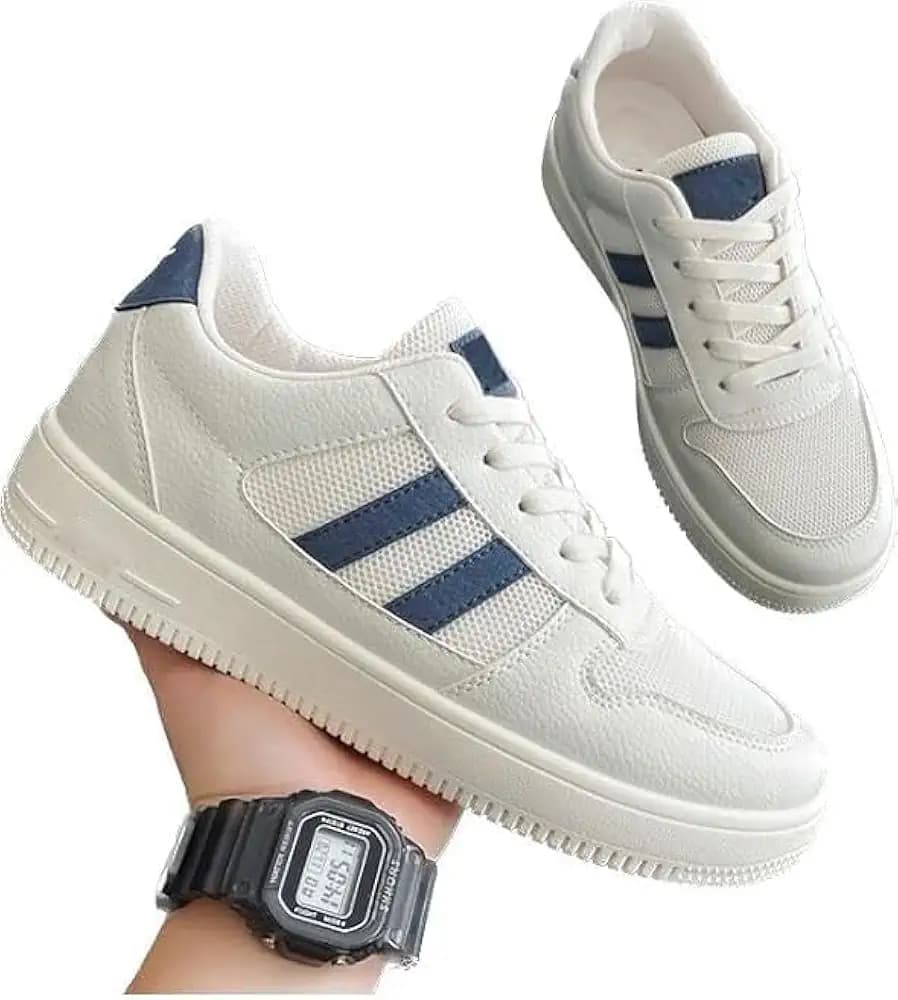 BADLAV Womens Sneakers and Comfort Shoes| Sport Shoes and Sneakers for Women|Female 009-White-07