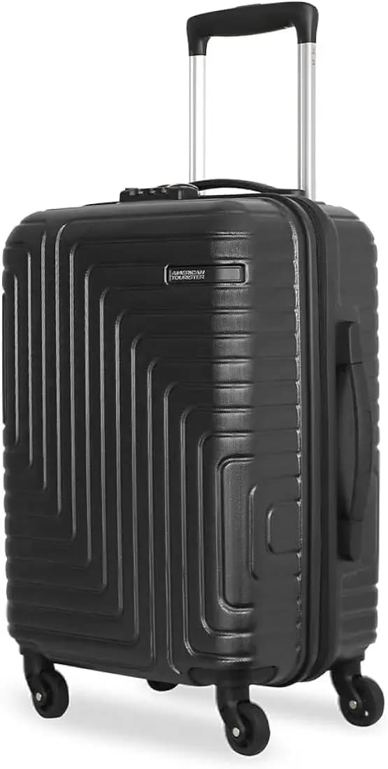 American Tourister Ivy NXT | Small Size Cabin Trolley Bag (55 cm) | 360° 4 Wheel Travel Luggage | Hard Case Polycarbonate (PC) Suitcase | Mounted TSA Lock | Black