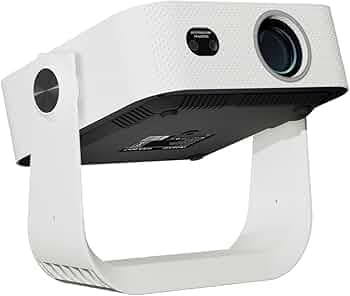 WZATCO Yuva Bolt, Fully Automatic, Smart Home Projector 4k Ultra HD, Native 1080P, Dust Proof, HDMI ARC, WiFi 6 & BT, Screen Mirroring, 13000 Lumens, Portable Room Cinema, White