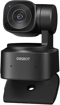 OBSBOT Tiny SE AI-Powered PTZ Camera, FHD 1080p@100FPS | 1/2.8″ Sensor, AI Auto Tracking, Gesture Control, 4X Zoom, Staggered HDR, Noise-Cancelling Mic | Webcam for Streaming & Video Calls