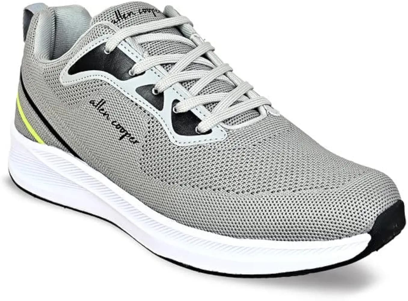 Allen Cooper Training,Road Running,Cricket,Gym,Sports Comfortable Extra Max Cusion with Memory Foam Insole Running Shoes for Men(603|Grey-Sizes 6,7,8,9,10)
