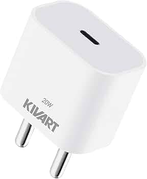 MEGA Power 20W PD Fast Charger with 1 Year Warranty | Universal USB-C Adapter | Supports VOOC, Dash, WARP, QC, Turbo | BIS Certified | Compact & Durable| Compatible with iPhone, Samsung & More