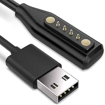 Zitel® Charging Cable Charger Compatible with Bose Frames Alto S/M M/L, Rondo, Soprano, Tenor - USB Magnetic Cable 100cm - Black