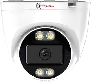 Trueview 3MP 4G Dome Security Camera | All Time Color Night Vision | 4G SIM Support | Human Detection | Two Way Audio | Supports Upto 256GB Memory Card | STQC Approved