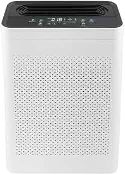 Air Purifier for Home Large Room(Covers Up to 388 sq.ft)4 Stage Filtration with Pre-Filter, H13 HEPA & Activated Carbon,Removes 99.99% Pollutants & Micro Allergens,Touch Control(Air Touch V2)