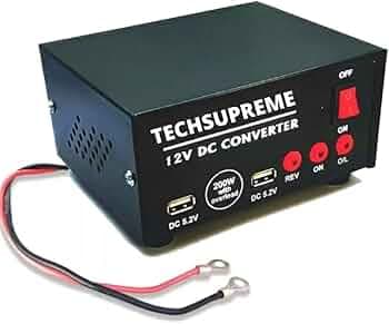 TechSupreme Mini Inverter 200W for Home, Car, Boat,Lap top, D2H Box, Mobile Charger(12V DC to 220V AC Converter) K