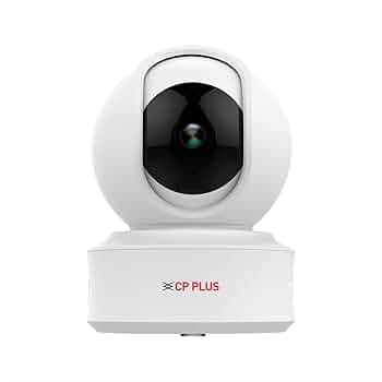 CP PLUS WiFi 1080p FHD 2MP 360° Viewing Area Security Camera, White