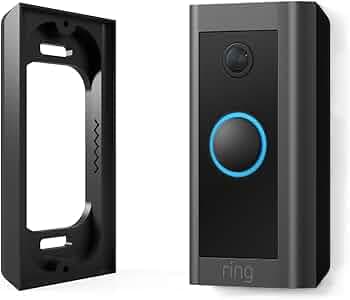 Hidden River Lab Genuine 0.5” Spacer for Ring Video Doorbell Wired (Model 5AT3T5) - Premium Ring doorbell Mount - Black