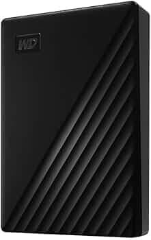 Western Digital WD 4TB My Passport Portable Hard Disk Drive,Compatible with Windows and Mac, External HDD-Black
