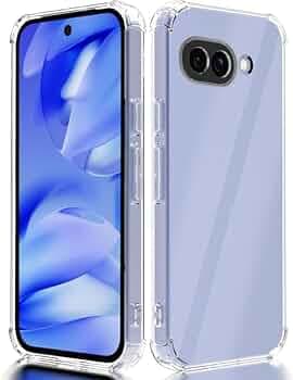 Shockproof Crystal Clear Ultra Slim Flexible Back Cover for Google Pixel 10a 5G - (Bumper, Transparent)