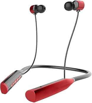 Wireless BT 337 for Acer ChromeBook Tab10 Original Sports Bluetooth Wireless Earphone with Deep Bass and Neckband Hands-Free Calling inbuilt with Mic,Hands-Free Call/Music (337W,DR2,BLK)