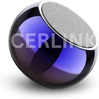 CERLINK jbl Ultra Mini Wireless Bluetooth Speaker with Heavy Metal Electroplating Round Speaker | Wireless Power Button Controlled, Long Lasting Battery & Quick Charge Pack of 1 (Multicolor)