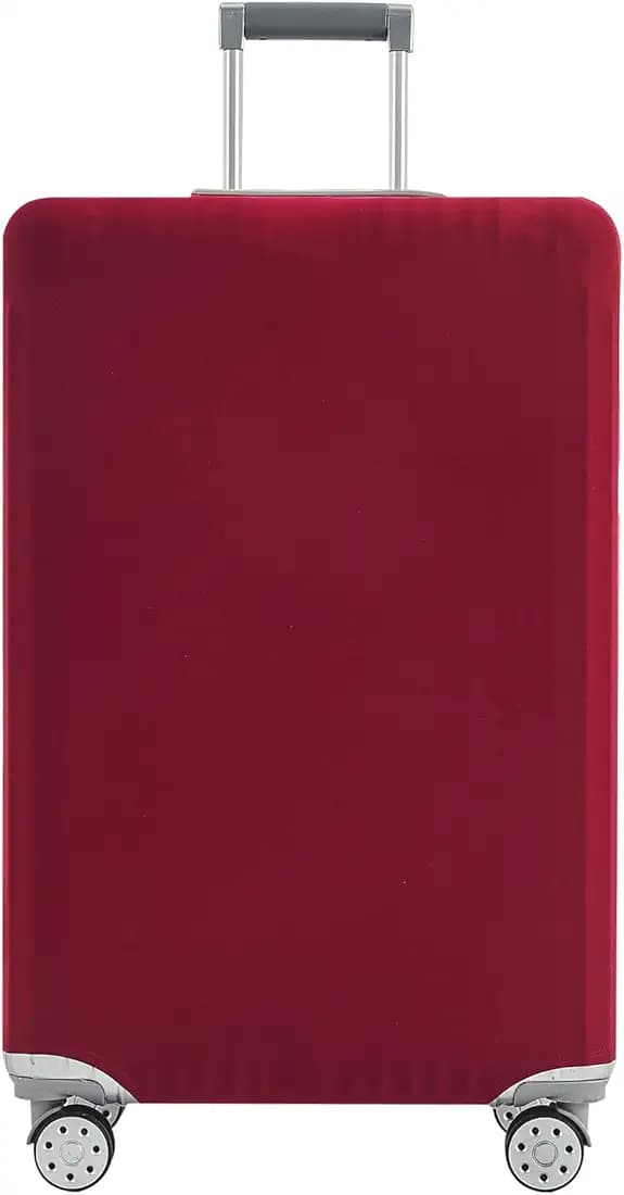 Travelkin Luggage Cover Washable Suitcase Cover Suitcase Protector, 1-Wine Red, L