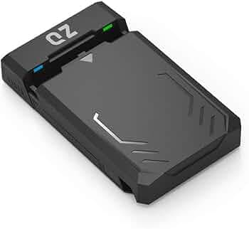 QZ 3.5 inch USB 3.1 SATA Hard Disk External Enclosure Case for 3.5/2.5 inch Black